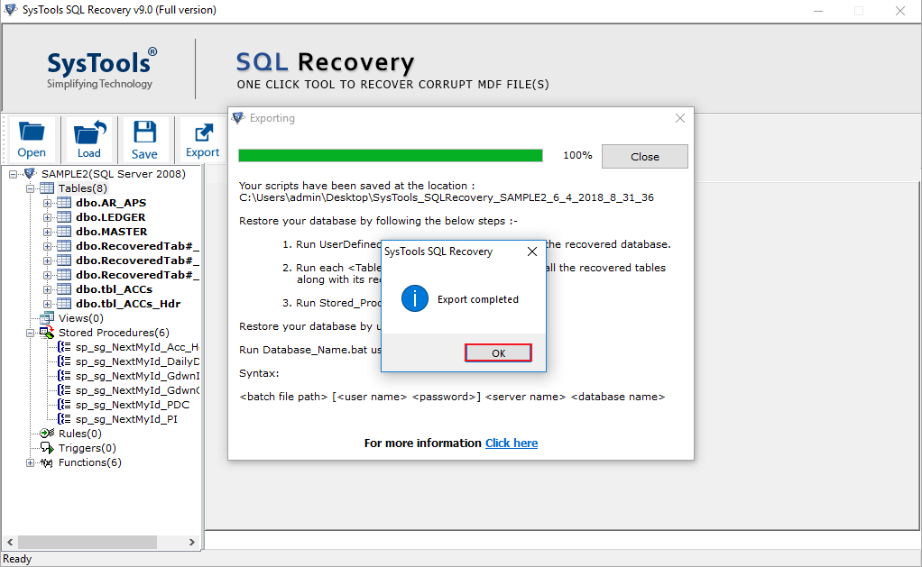 recover deleted records